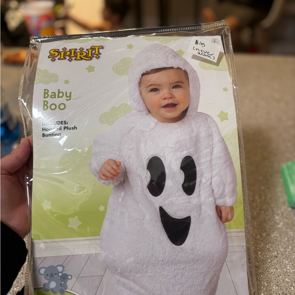Spirit Baby Boo Ghost Costume - White and Black